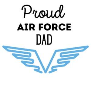 Proud Air Force Dad Car Decal Sticker
